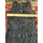 S.L. Fashions Black Dress Sleeveless Embellished‎ Ruffle Tiered Party Cocktail 6 Photo 4