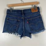 Levi's Levi’s 501 Dark Wash High Waisted Jean Shorts Photo 2