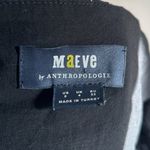 Anthropologie Maeve by  Pinstripe Halter Vest Top Tailored Chic Sz 0 Black Photo 5