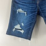 American Eagle Next Level Airflex Distressed Bermuda Denim Shorts Blue Size 28 Photo 1