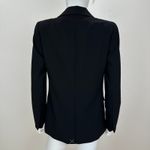 J.Crew Sommerset Blazer Jacket Italian Stretch Wool Black Oversized US 0 NWT Photo 10