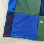 green and blue patchwork skirt Photo 4