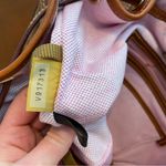 Dooney & Bourke  Pebble Grain Drawstring Hobo Bucket Bag Brown Pink Interior Photo 6