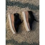 Stella McCartney Stella McCartney Elyse Black Star Platform Oxfords Lace-up Shoe Photo 3