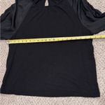 Sanctuary  Black Sheer Pleated Winter Sleeve Boho Blouse XL Night Out Minimalist Chic Photo 10