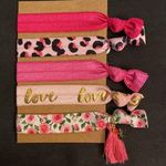 Love Hair Tie Set #248 Pink Photo 0