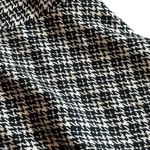 Theory  Nikay Houndstooth Fit & Flare Dress Short Sleeve Stretch Size 8 Women's Photo 9