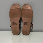 Wild Pair  Tan Sandals with Clear Strap Photo 2
