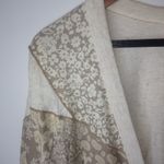 Young Stuff 1X Creme Gold Tan Cardigan Plus Photo 4
