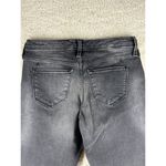 Mossimo Womens Jeans Size‎ 00 Gray Denim Mid Rise Skinny Stretch Released Hem Photo 6