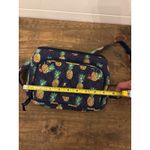 Vera Bradley  Quilted Crossbody Purse Navy Blue Pineapple Tropical Birds Photo 6