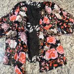 Zanzea  Floral Kimono Cardigan - Black, Pink, White Photo 0