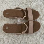 None Wedge Sandals Platform‎ Ankle Strap Summer Shoes Size 40 Photo 0