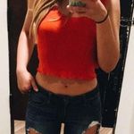 Urban Outfitters Red Crop Top Photo 0