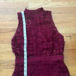 ASTR  The Label Burgundy Lace Dress Size Small Photo 3