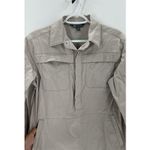 Title Nine  Wren Utility Shirt Dress beige casual work everyday sporty sz M Photo 5