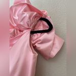 Vintage Handmade Pink Ruffle Neckline Tulle Dress Photo 5