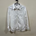 Reformation EUC  Eli Oversized Shirt size small white oversized Photo 2