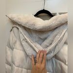 Calvin Klein  Cream Winter Heavyweight Hooded Puffer Jacket Women’s Size L NWOT Photo 6