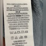 We The Free ‎ Grey Women’s Size XS Thermal Henley Rainbow Embroidered Boho Shirt Photo 2