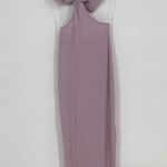 FORE Lilac Cutout Sleeveless Ribbed Knit Maxi Dress XS Bodycon Summer Purple Photo 1