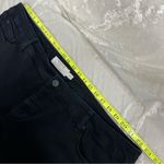 Torrid  black denim shorts size 24 cutout embroidery Photo 6