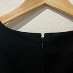 J.Crew Black Ponte Cap Sleeve A-Line Midi Dress Sz 4 Classic Workwear Minimalist Photo 6