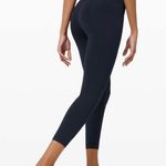 Lululemon Wunder Train HR 25" Size 12 Blue True Navy Authentic New Tag Rear Logo Photo 1