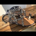 CAbi Black and White Patterned Sandals Photo 6