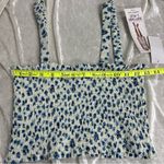 Vanilla Star Jeans NWT Juniors Floral-Print 2 piece skirt short set Size XL linen blend smocked top Photo 9