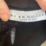 Bryn Walker  Black Linen Dress Long Tunic Pockets Cowl Neck Sleeveless Large Photo 1