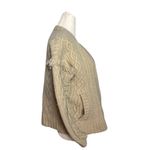 Madewell  Cableknit Fringe Cardigan Sweater Women S Open Merino Wool Fisherman Photo 1