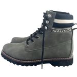 Nautica Galiah Green Work Hiking Combat Style Boots Size 7 Photo 4