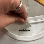 Nickelodeon Vintage Y2K White Victorious Logo White Short Sleeve Slim Tee Small Photo 3