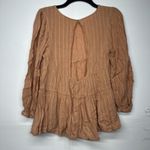 American Eagle  Outfitters Women`s Top Size S Orange Open Back Dress Photo 10