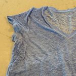 J.Crew 100% Linen Light Blue V-Neck Women's Top size XL Photo 2