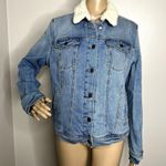 Universal Threads Universal Thread Fur Jean Jacket Photo 7