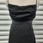 Kutumai Dress Women's Large Black Chiffon Sleeveless Backless Sexy Party Mini Photo 5