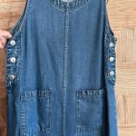 Amy K Su Womens Denim Blue Tencel Maxi Dress Size XS Petite Y2K Photo 2