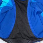 LAND'S END One Piece Sporty Swimsuit Blue w Stripes Women’s 16 P Petite Size 16P Photo 5