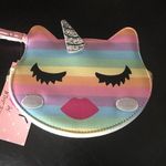 Betsey Johnson  Striped Unicorn Kitty Wristlet Photo 0