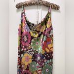 Emma & Michele  Satin Floral Kalediscope Slip Dress Medium Photo 2