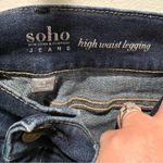 Soho  by New York & Co High distressed waist leggings size 8 Photo 4