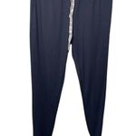 Nine West Loungewear Pajamas Long Sleeve Top and Pants Navy Photo 2
