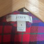 J.Crew  100% Cotton Red Blue Flannel Sleep Shirt Size S Photo 1