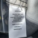 Talbots black & white buffalo plaid 100% cotton button down shirt Medium NWT Photo 3