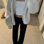 ZARA  Grey Cardigan Sweater Photo 0