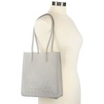 Eddie Borgo for Neiman Marcus matte jelly geometric tote bag Gray Photo 1