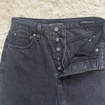 Aritzia  Denim Forum Jeans The '90s Joni Hi-rise Loose Jean Black Sz 25 Photo 6