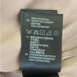 H&M Women Top 10 Taupe High Low Hem Satiny Gather Accent Disco Retro Y2K Flowy Photo 10